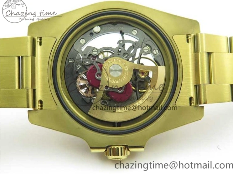 Good Copy Rolex Watches Skeleton Submariner on SA YG Edition Pirlo Project Bracelet Best 2981 YG Andrea VRF Popular 0108